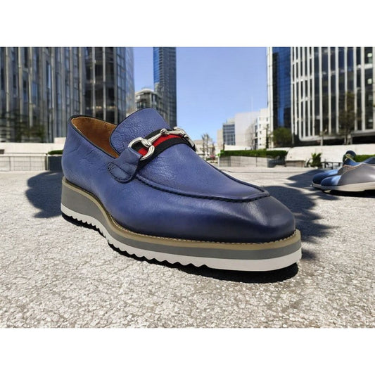 Carrucci Ocean Blue Casual Loafer