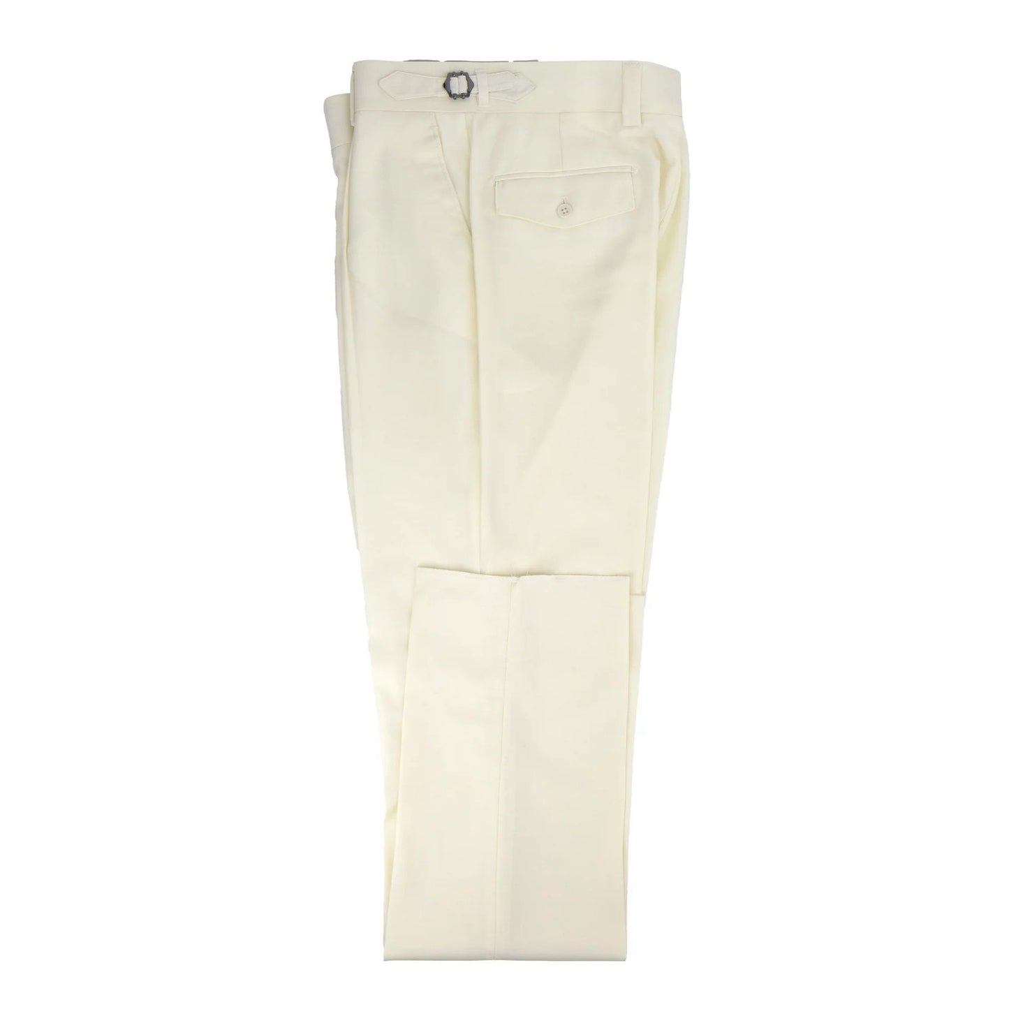 Tiglio Marbella Off White Semi-Wide Leg Dress Pants