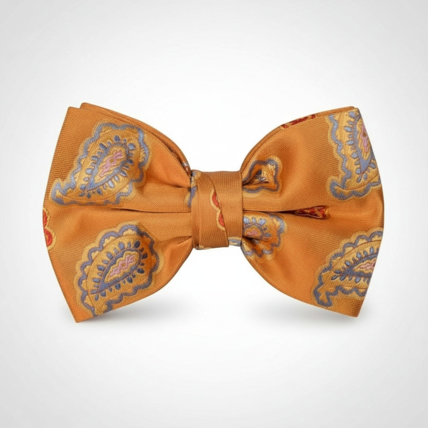 Orange Paisley Bowtie - BTP2110