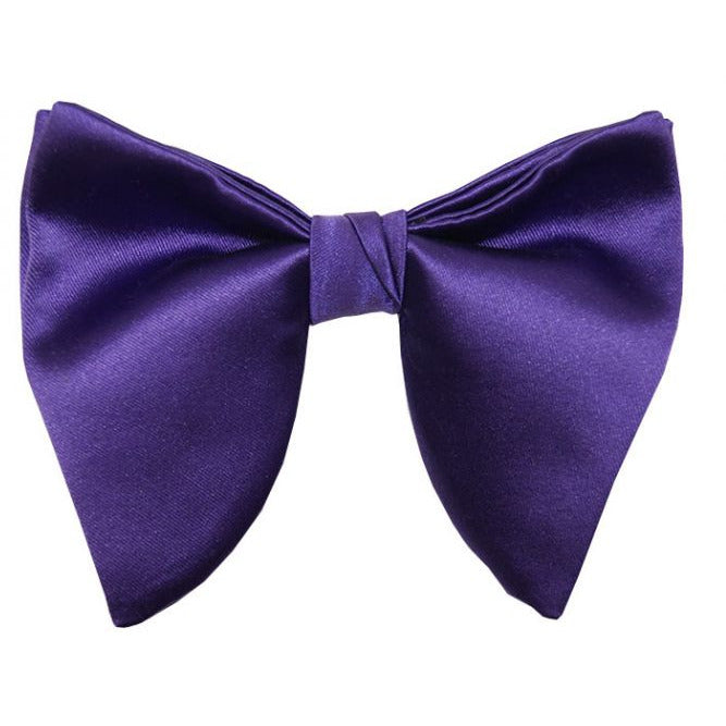 Black Floral Velvet Butterfly Tear Drop Bowtie
