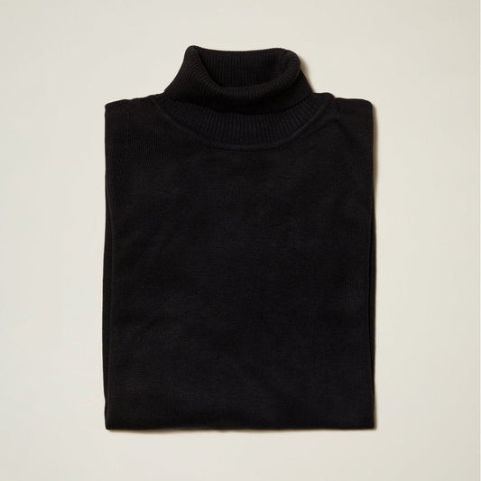 Inserch Black Turtleneck Sweater - SYM