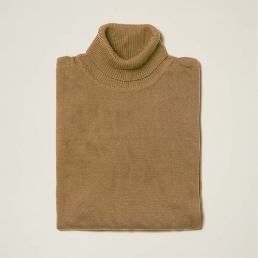 Inserch Coffee Turtleneck Sweater - SYM