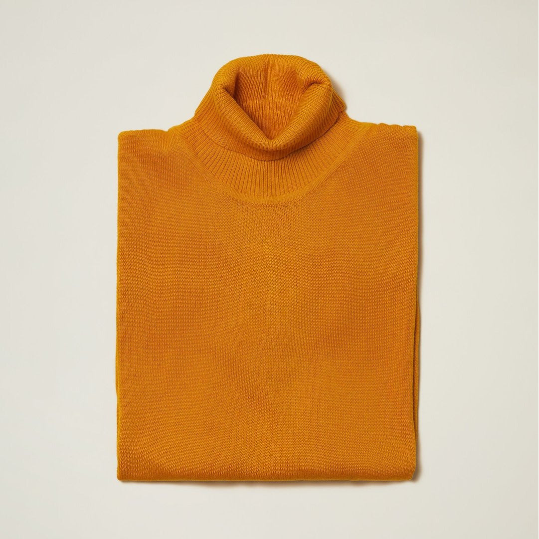 Inserch Mustard Turtleneck Sweater - SYM