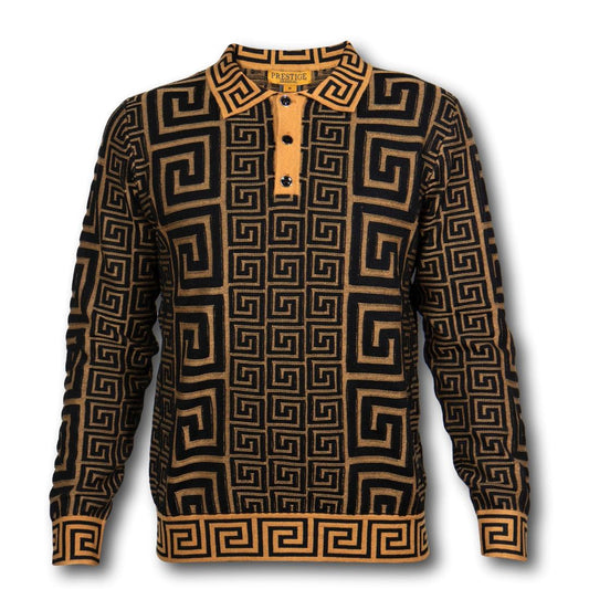 Prestige Black Gold Luxury Polo Shirt - SYM