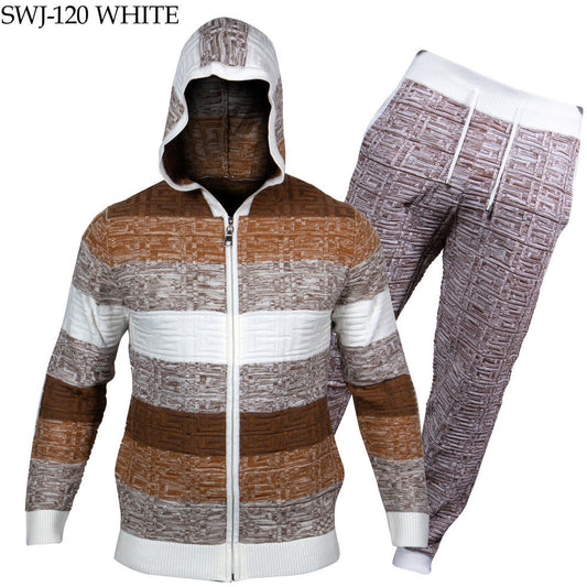 Prestige White Casual Jogger Set - SYM