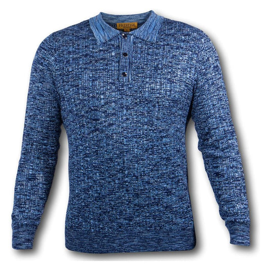 Prestige Navy Blue Luxury Polo Shirt - SYM