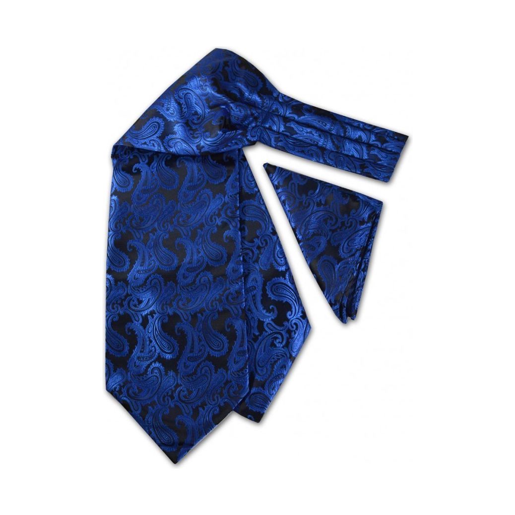 Suit Yourself Blue Paisley Ascots