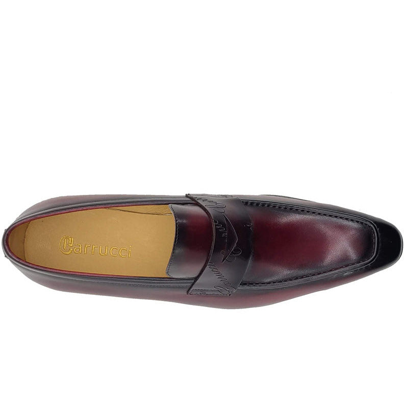 Carrucci Burgundy Signature Casual Loafer