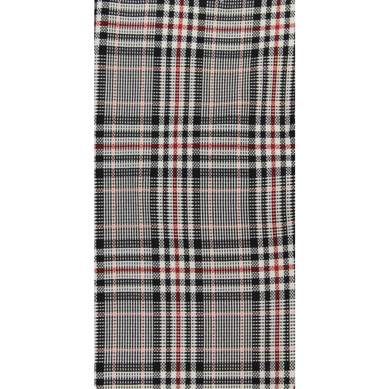 Plaid White Red Black Pants