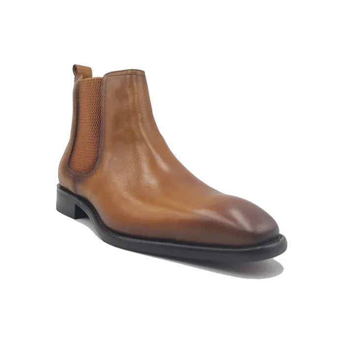 Carrucci Cognac Chelsea Boot suit yourself menswear