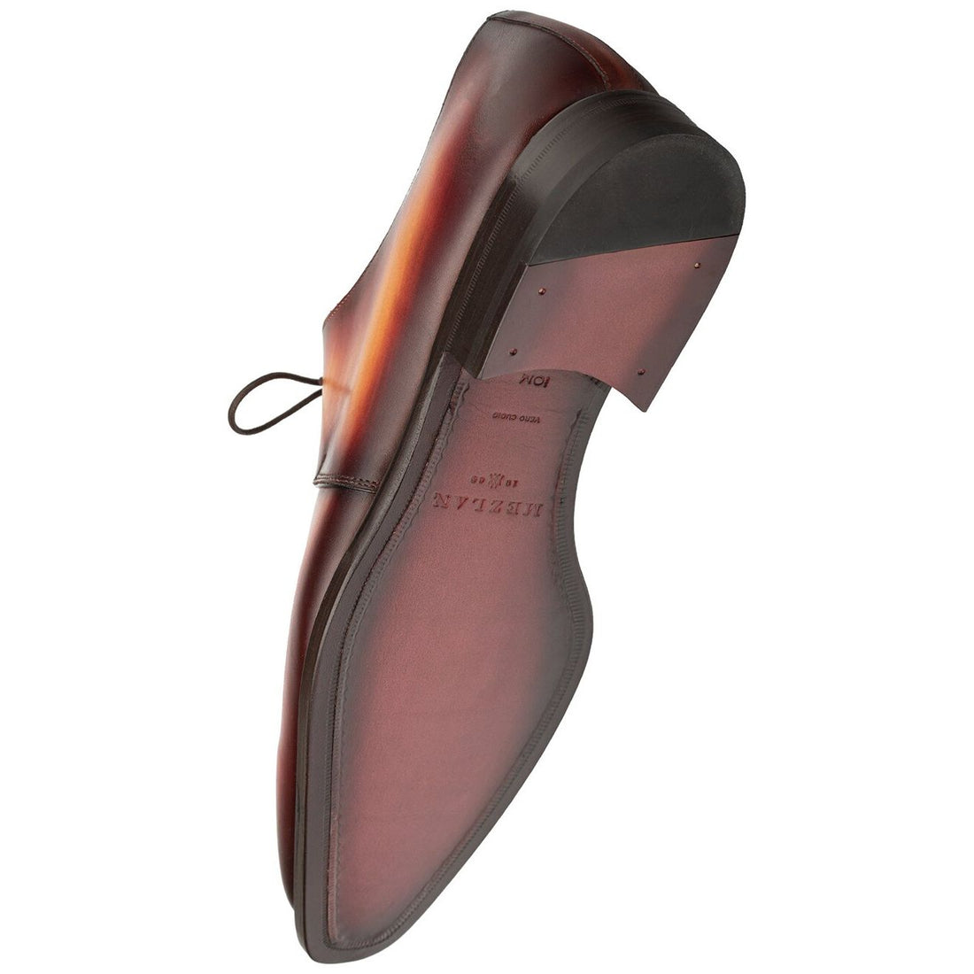 Mezlan Principe Patina Leather Derby Dress Shoe