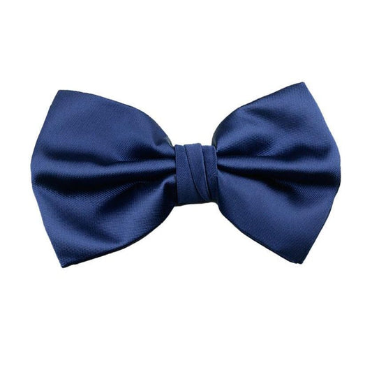 Imani Uomo Navy Satin Bowties BTPS02-NAVY