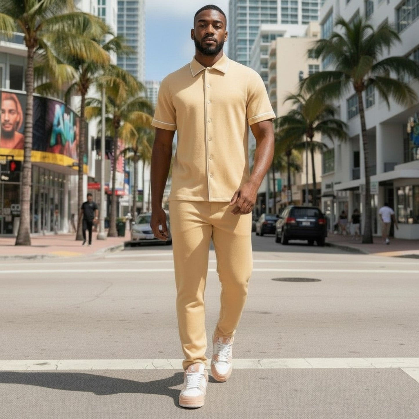 Prestige Luxury Maize Lounge Wear Casual Suit - CSL-6252