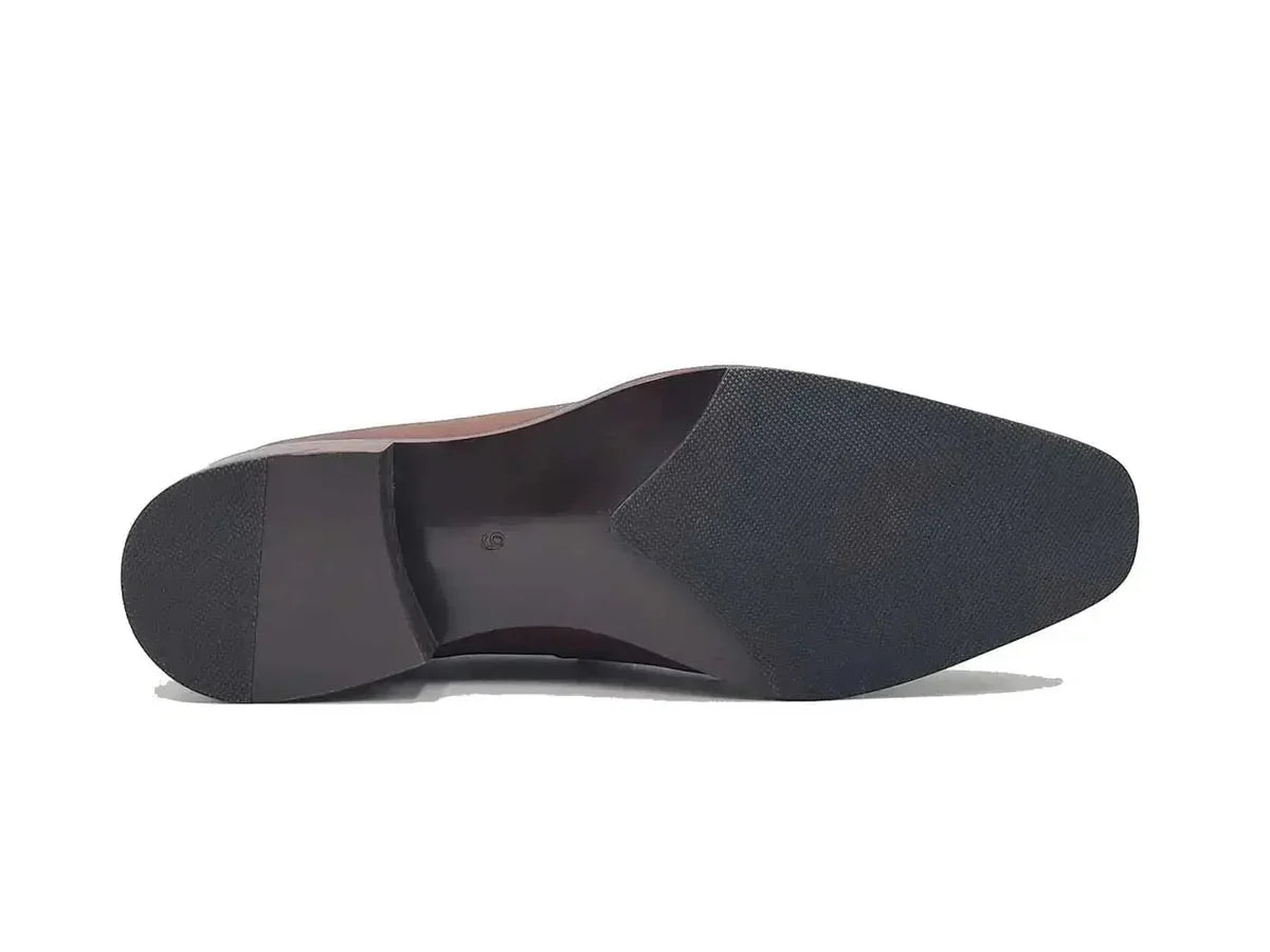 Carrucci Cognac Cap Toe Oxford Dress Shoe  - KL903-06