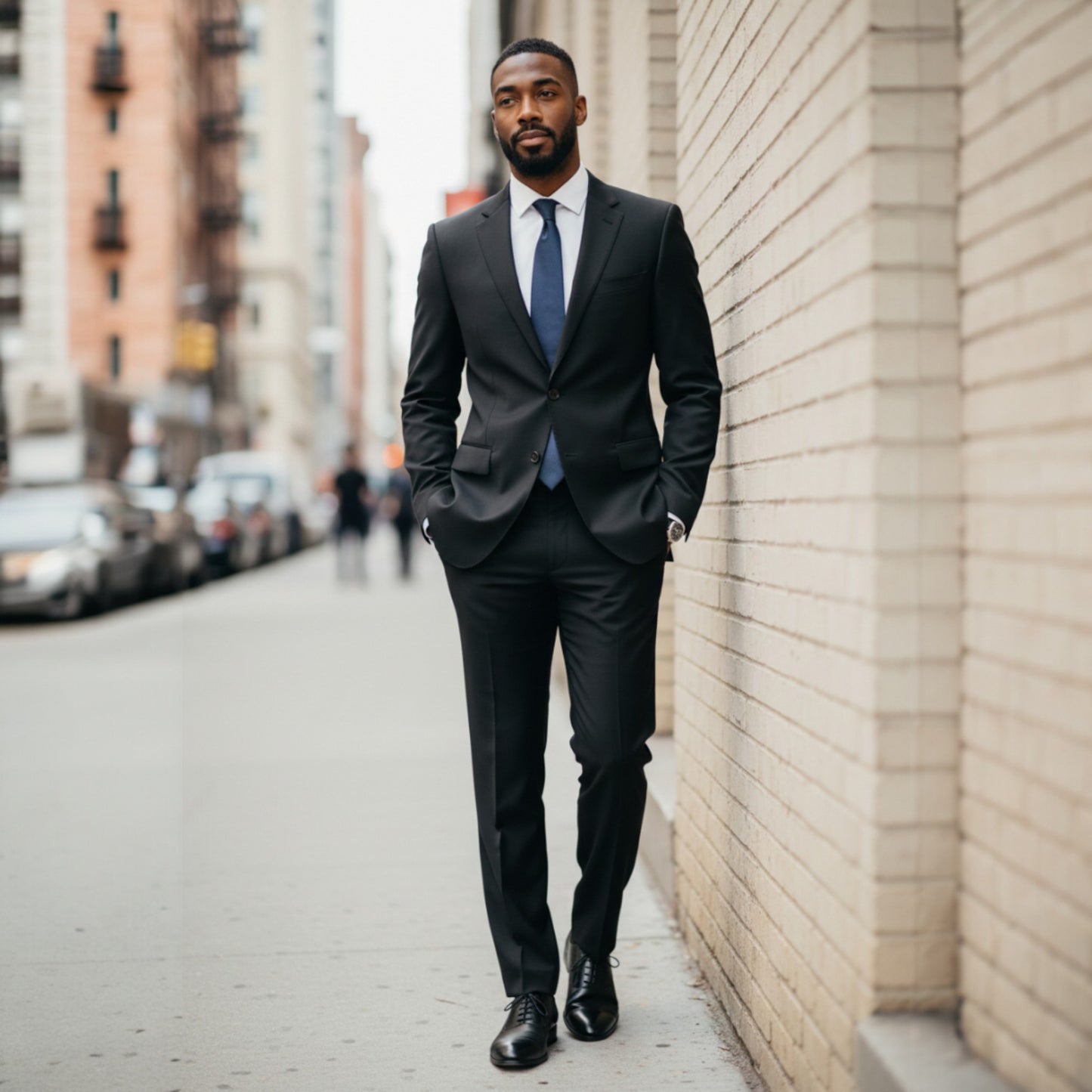 Tiglio Novello Black 2 Piece Suit TIG1001