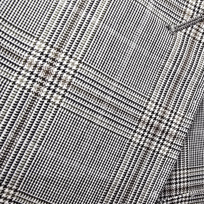 Tiglio Brown Tan Black Prince of Whales Plaid 3 Piece Suit TL5203