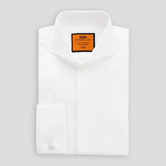 Steven Land White Cutaway Collar Dress Shirt DS447