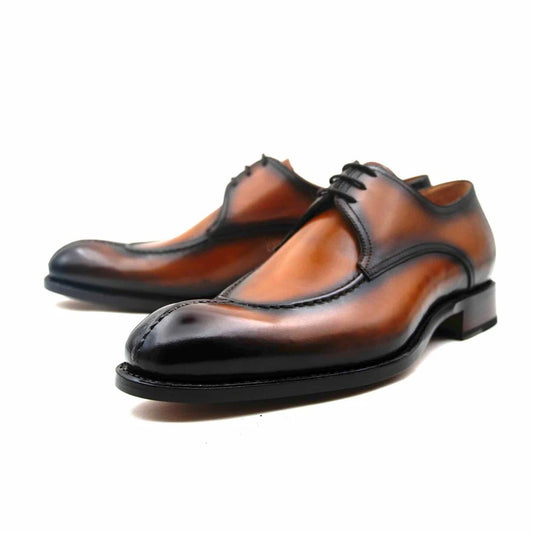 UGo Vasare | Jayden Caramel | Split Toe Leather | Oxford Dress Shoes