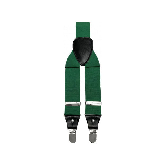 BQ Emerald Green Convertible Suspenders - SP10-JJ