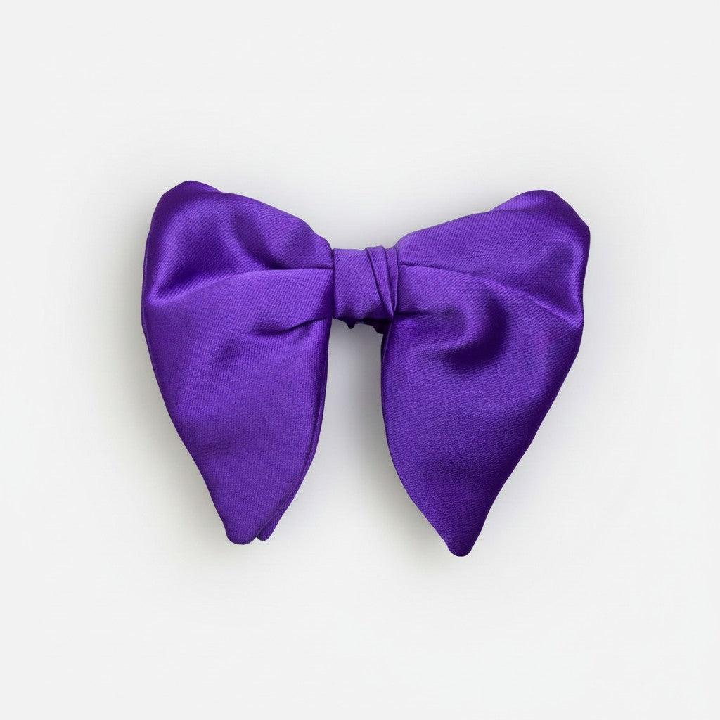 I-Uomo Butterfly Satin Bowtie BTPB45-PURPLE