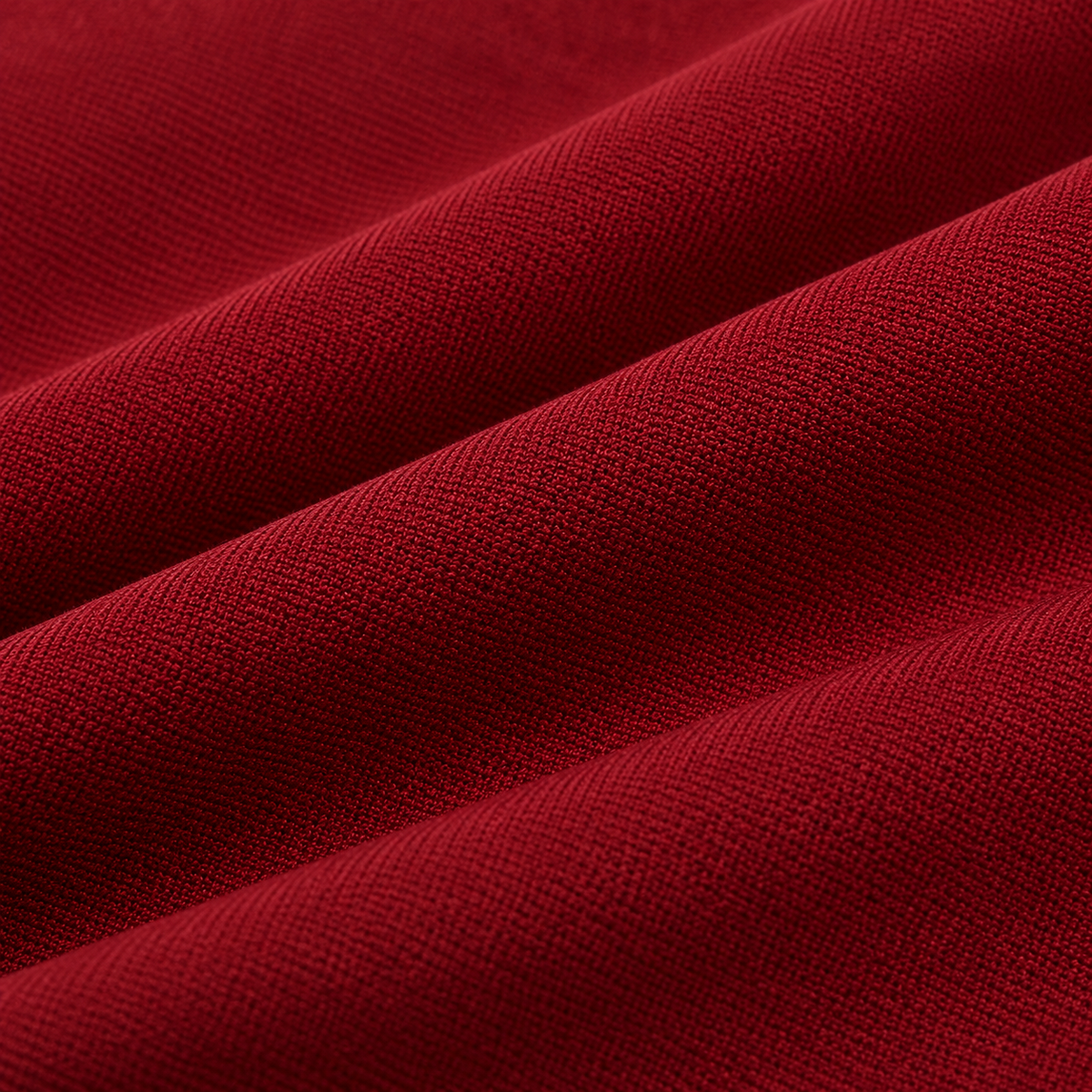 Close-up of the rich burgundy fabric texture from the suit-yourself-menswear two-piece casual set.