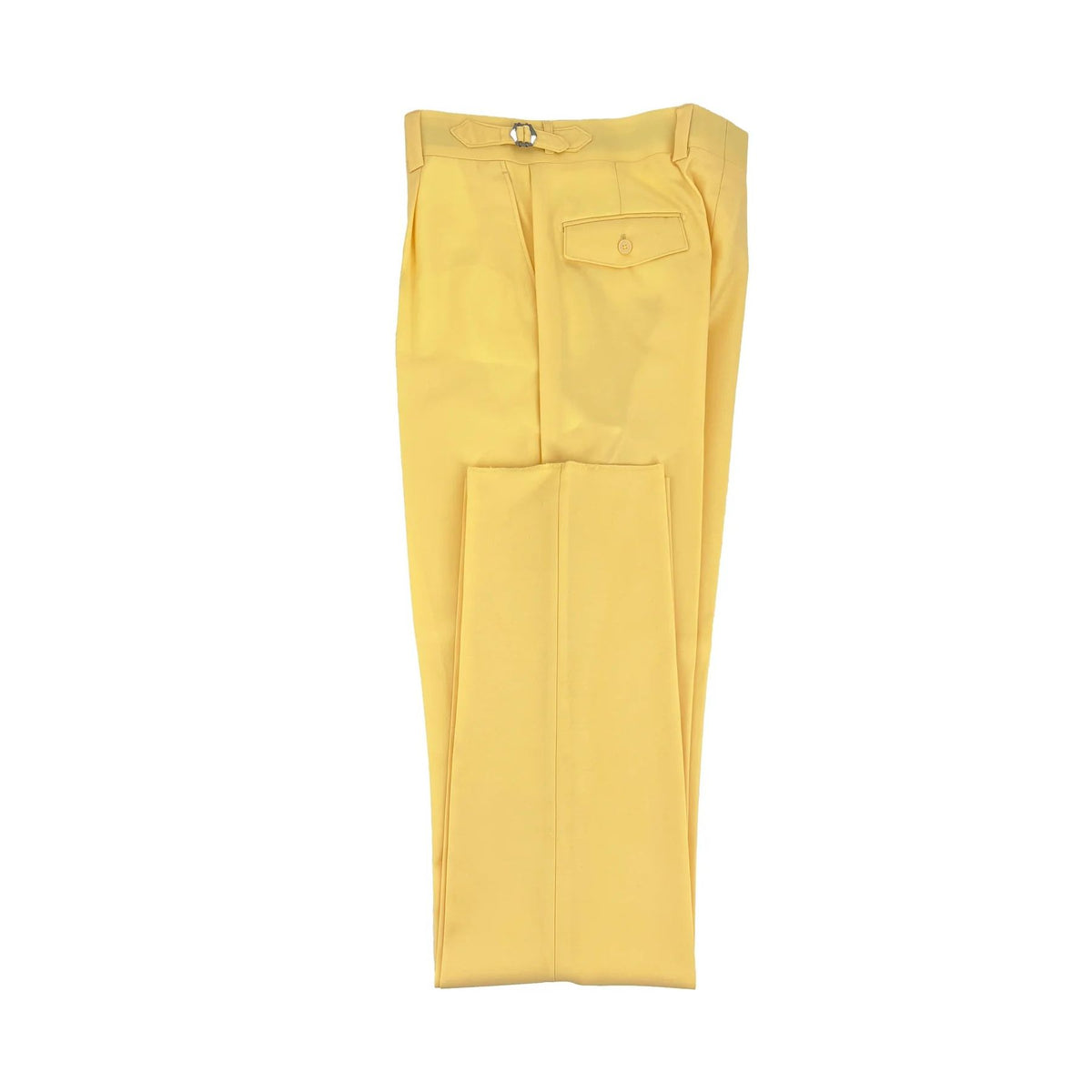 Tiglio Marbella Canary Yellow Semi-Wide Leg Dress Pants