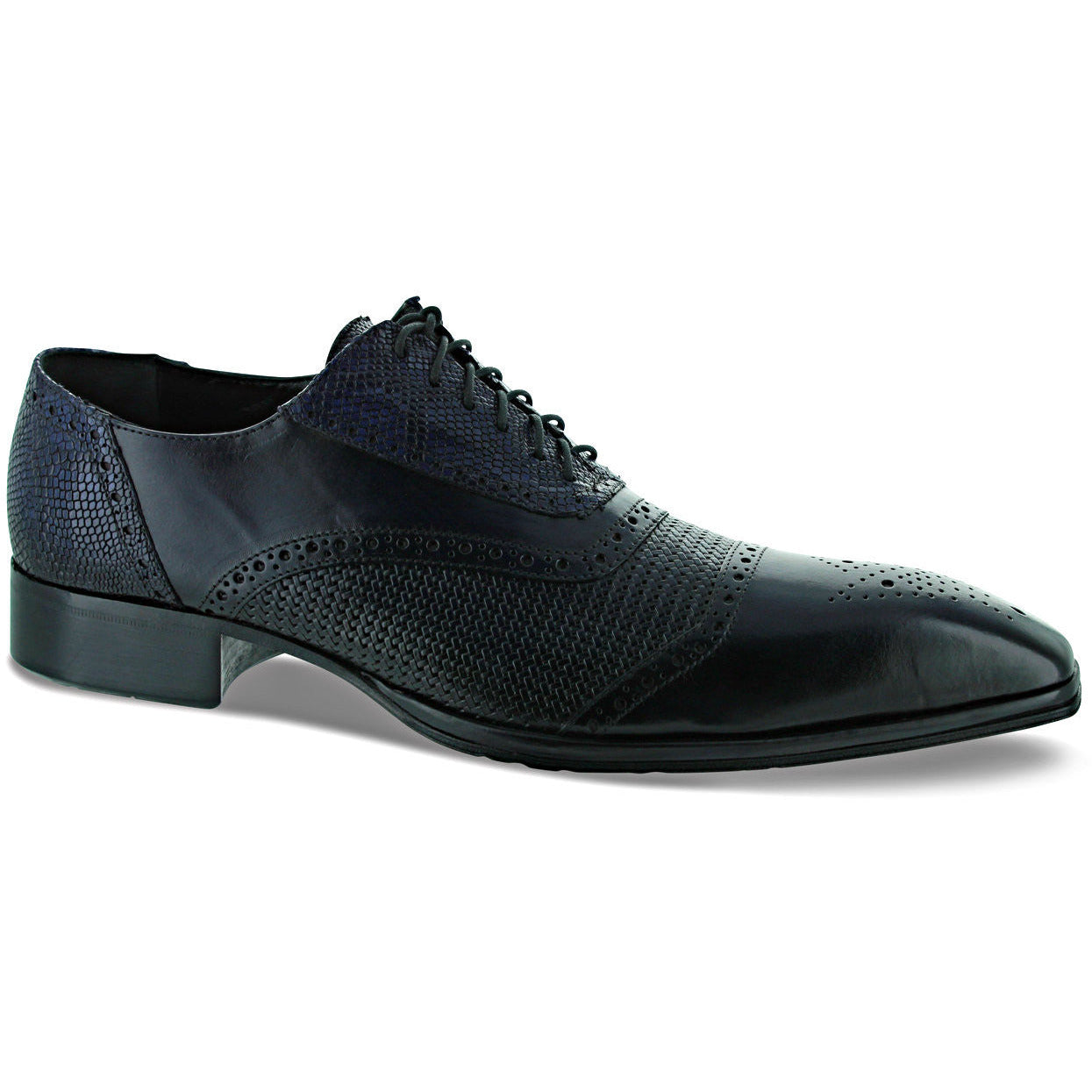 Jo Ghost Navy Blue Plato Diver Reptilis Shoe – suit-yourself-menswear