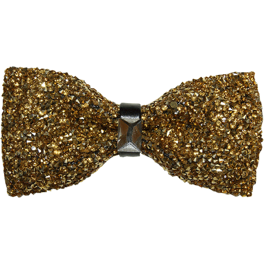 Gold Crystal Bowtie -  6001-17