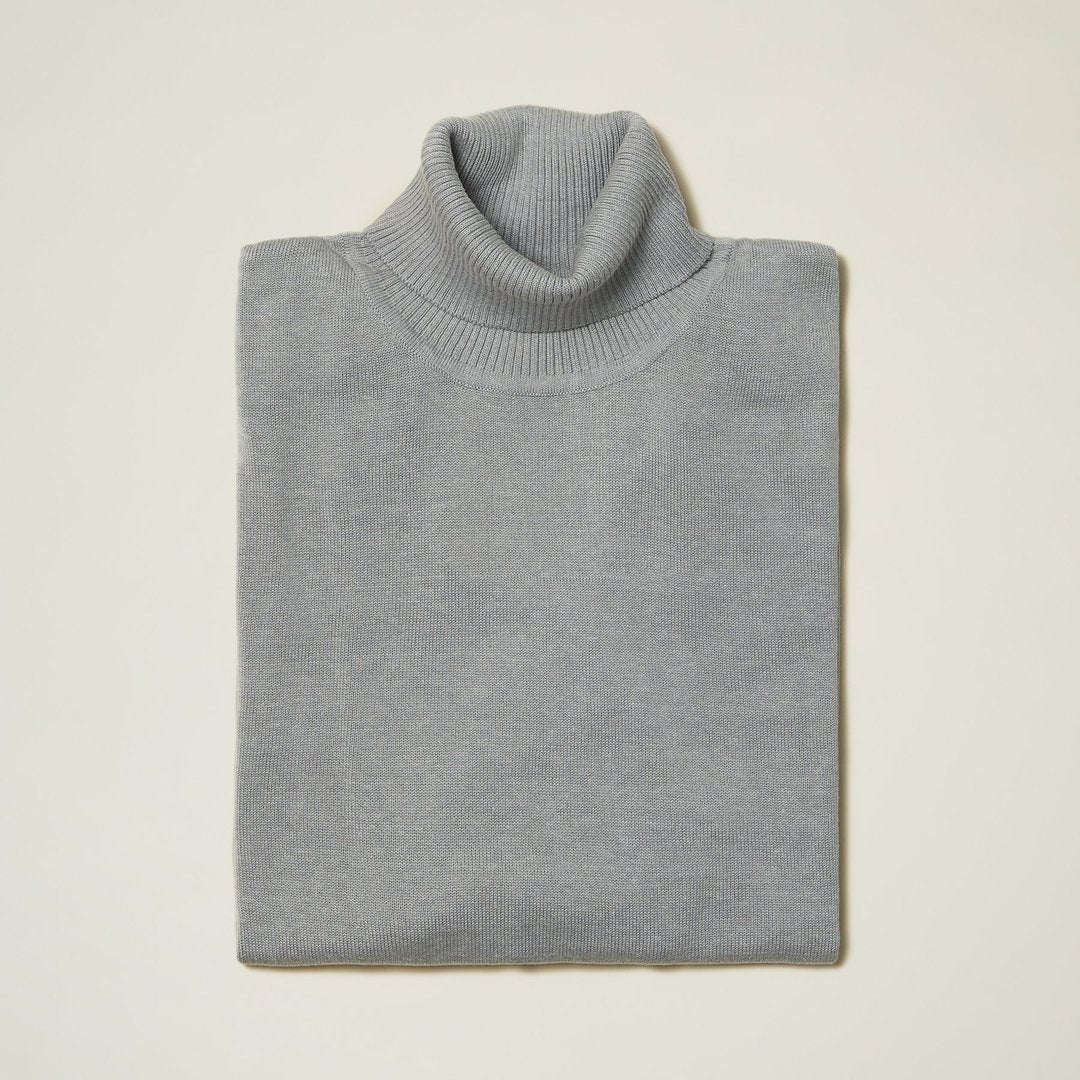 Inserch Gray Turtleneck Sweater - SYM