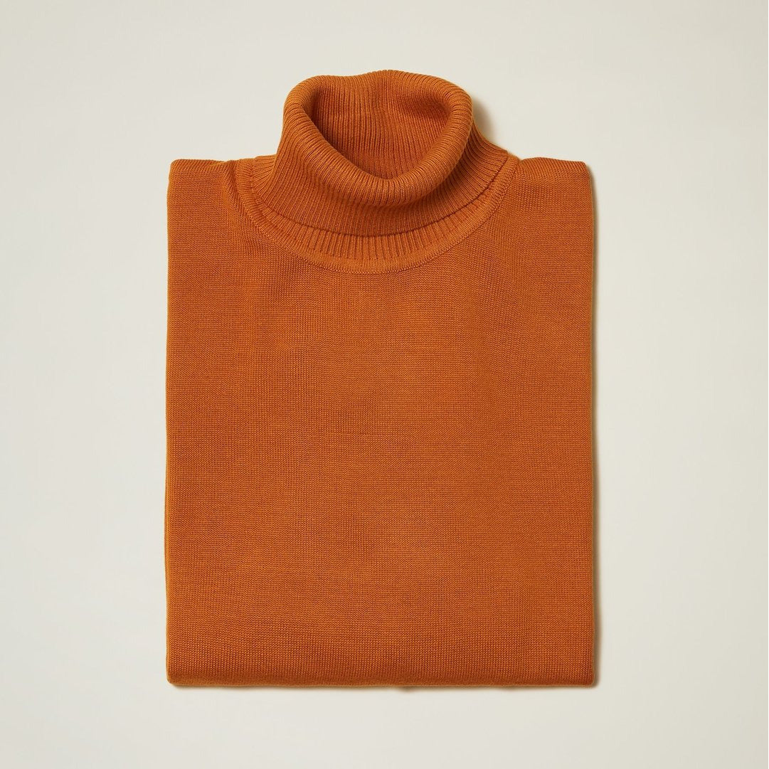 Inserch Rust Turtleneck Sweater - SYM