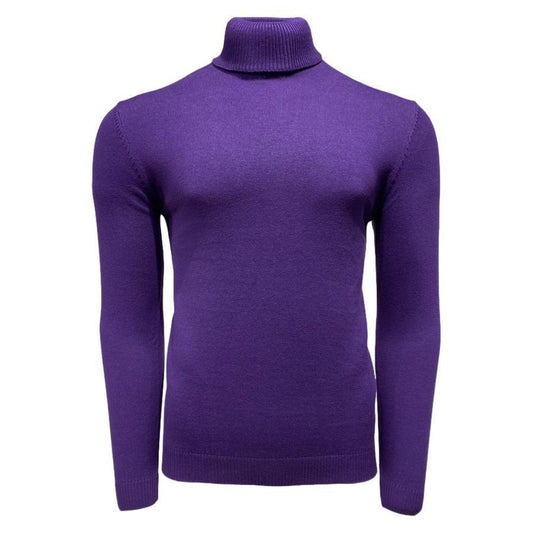 Lavane' Purple Turtlenecks Sweater - SYM