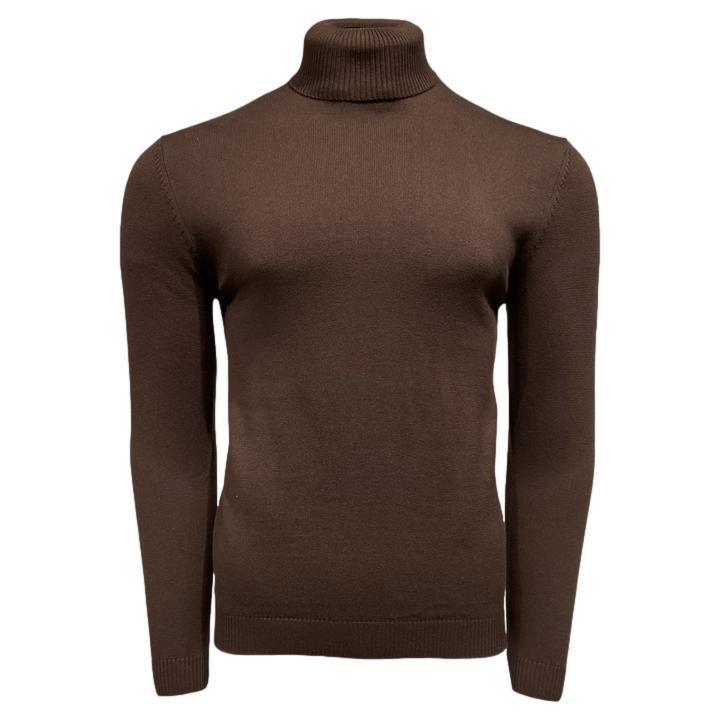 Lavane' Brown Turtlenecks Sweater - SYM