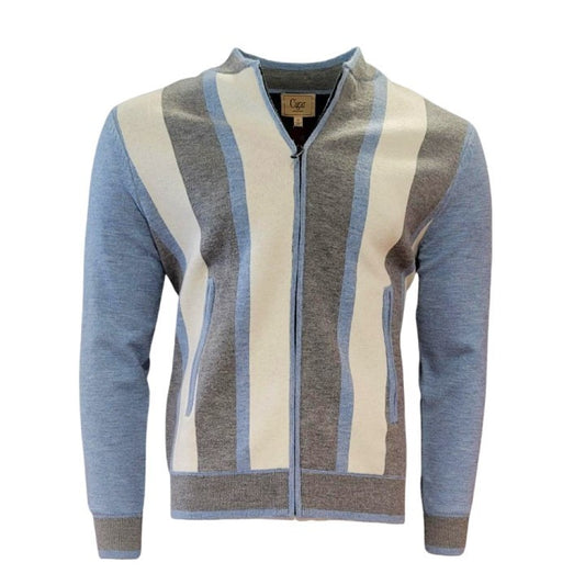 Cigar Couture SWJ-1400 - Blue Gray Sweater Jacket