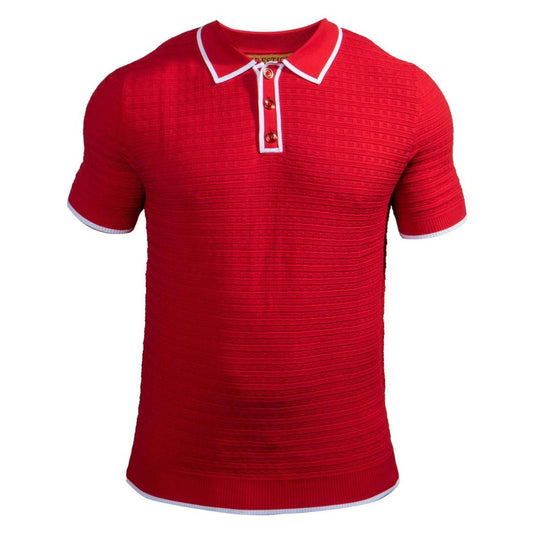 Prestige Red White Polo Shirt - CMK-273T