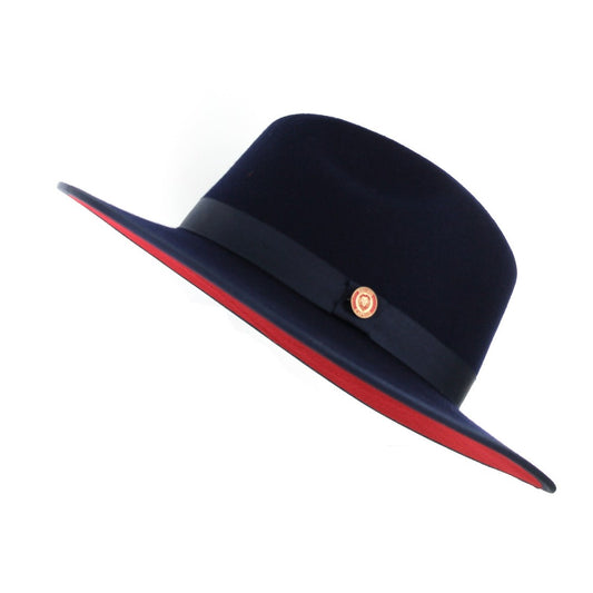 Bruno Capelo Monarch Hat MO-205-NAVY