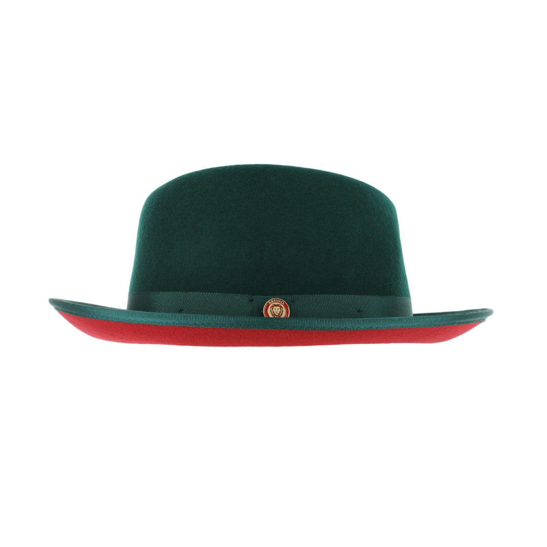 Bruno Capelo Princeton Green Red Bottom Hat PR-303